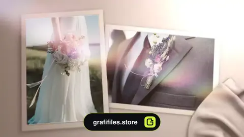 پروژه پریمیر اسلایدشو عروسی Save The Date Wedding Slideshow