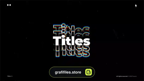 پروژه پریمیر تایتل Titles