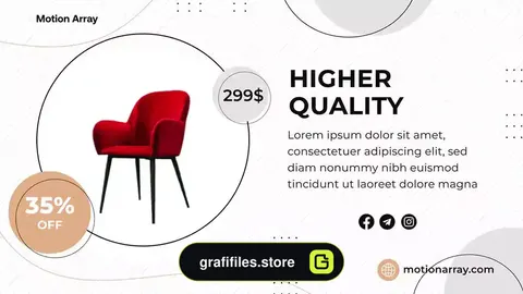 پروژه افترافکت معرفی محصول Trendy Product Promo