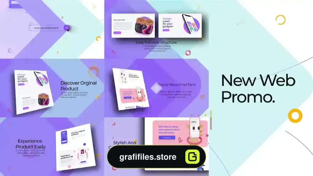 پروژه پریمیر معرفی وب سایت Web Promo