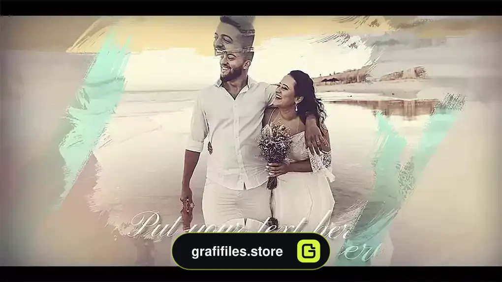 پروژه افترافکت اسلایدشو عروسی Wedding Slideshow 1