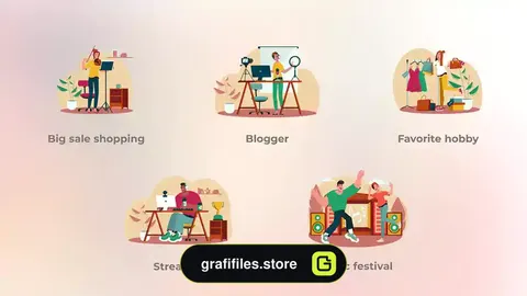 پروژه افترافکت موشن گرافیک کار و بازی