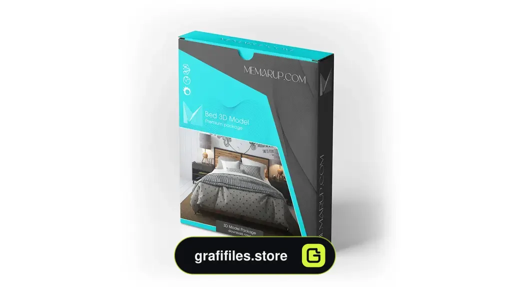 پک 1059 مدل سه بعدی تخت خواب