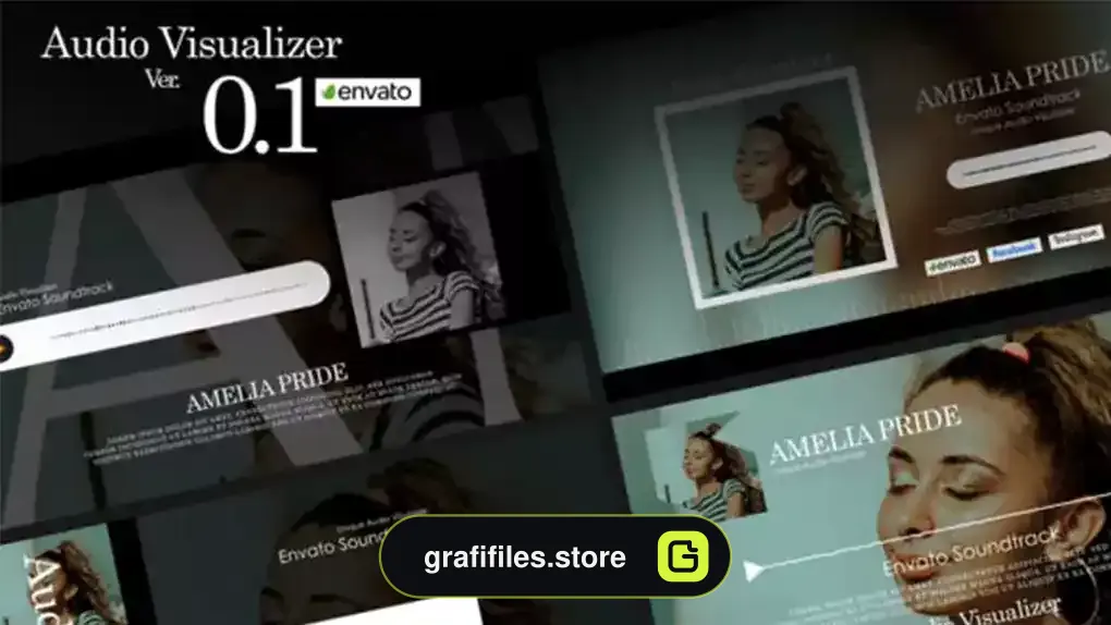 پروژه داوینچی ریزالو ویژوالایزر موزیک Audio Visualizer