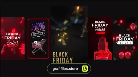 پروژه داوینچی ریزالو استوری اینستاگرام بلک فرایدی Black Friday Stories Pack