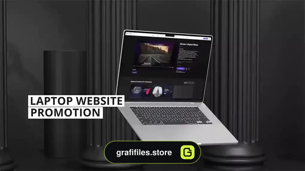 پروژه پریمیر معرفی وب سایت Clean Website Promo