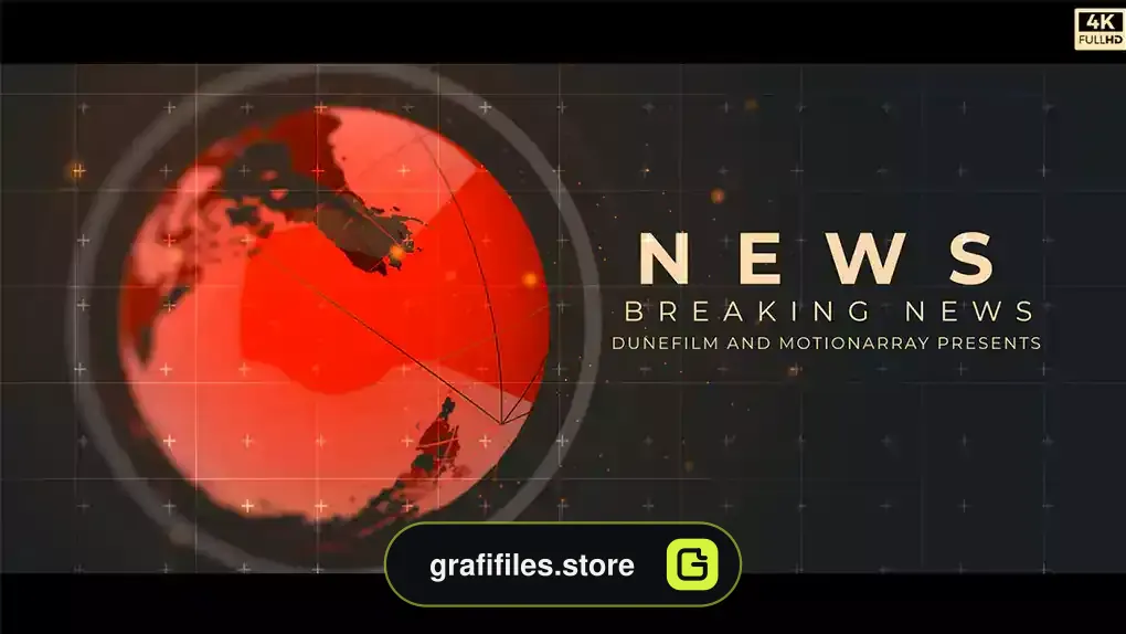 پروژه پریمیر وله خبری News Opener 4