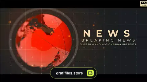 پروژه پریمیر وله خبری News Opener 4