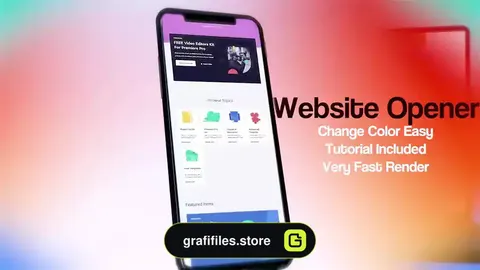 پروژه پریمیر معرفی وب سایت Short Website Opener