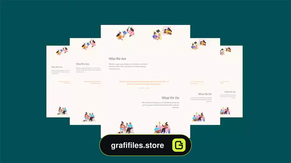 پروژه پریمیر معرفی وب سایت Website Short Presentation