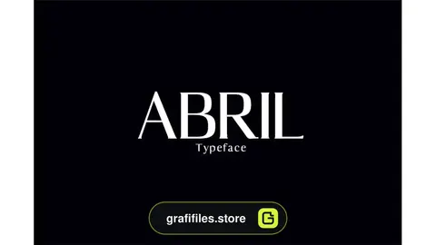 فونت انگلیسی مدرن Abril Serif Font Family Pack