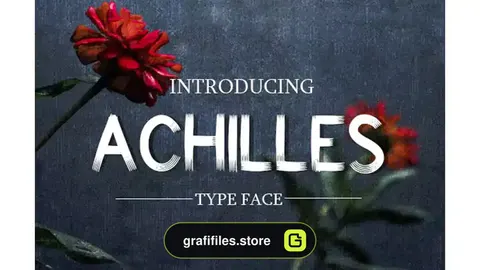 فونت انگلیسی Achilles Font