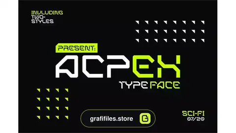 فونت انگلیسی گرافیکی ACPEX