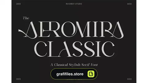 فونت انگلیسی کلاسیک Aeromira Classic