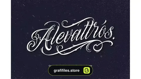 فونت انگلیسی تاتو Alevattros