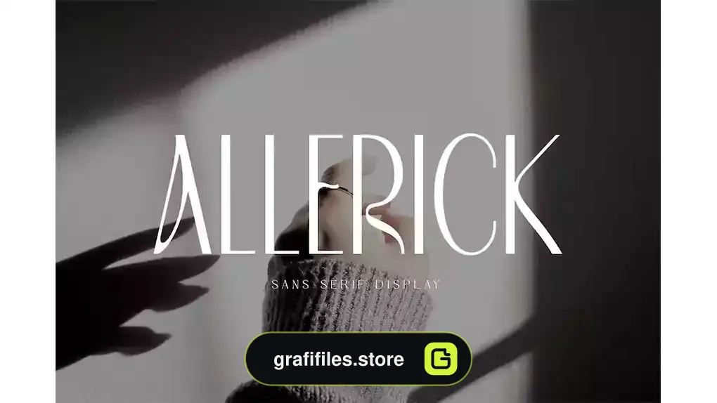 فونت انگلیسی کلاسیک Allerick | Modern Classic