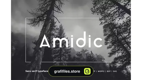 فونت انگلیسی مدرن Amidic