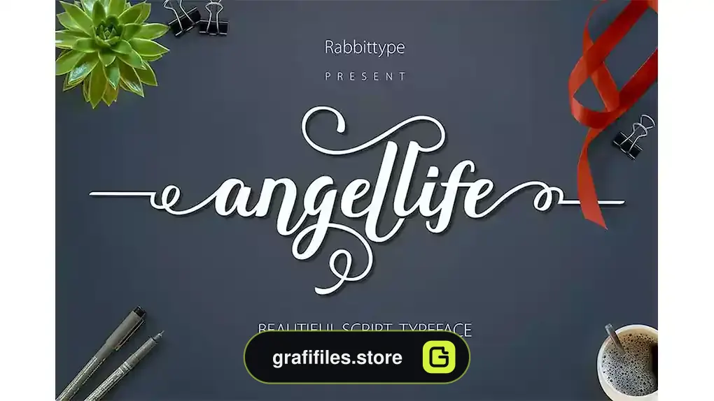 فونت انگلیسی دست نویس ANGELLIFE