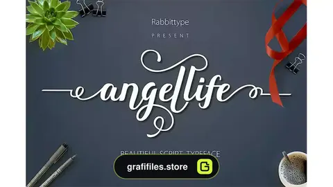 فونت انگلیسی دست نویس ANGELLIFE