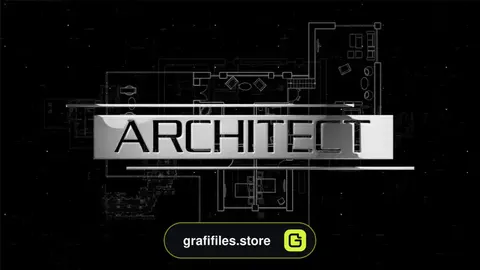 پروژه افترافکت لوگو معماری Architect Logo Reveal