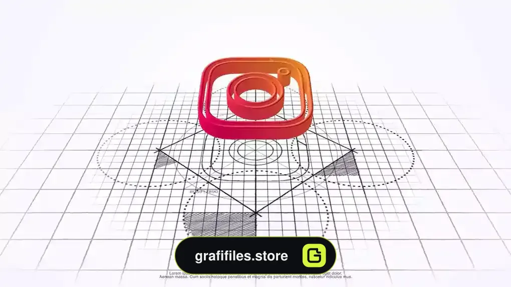 پروژه افترافکت لوگو معماری Architect Sketch Logo 3