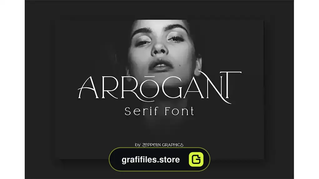 فونت انگلیسی گرافیکی Arrogant Font