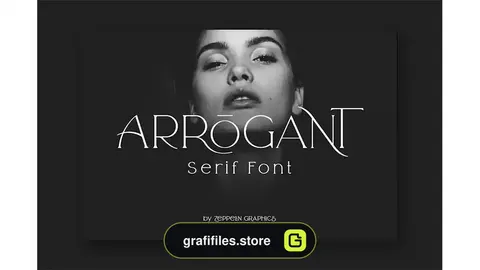 فونت انگلیسی گرافیکی Arrogant Font