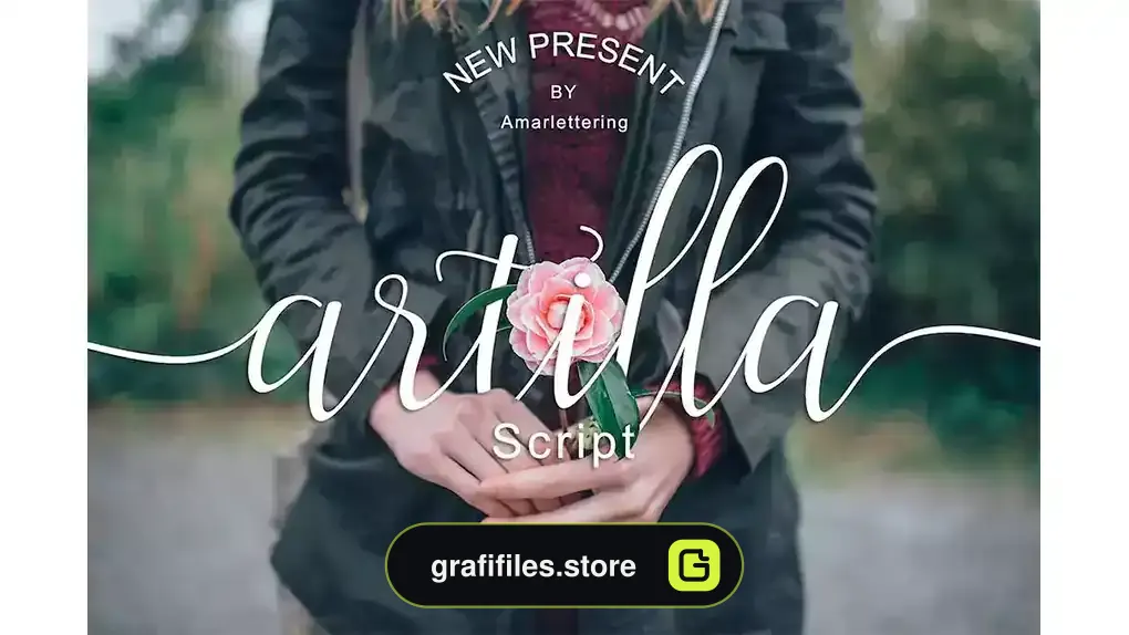 فونت انگلیسی دست نویس Artilla Script