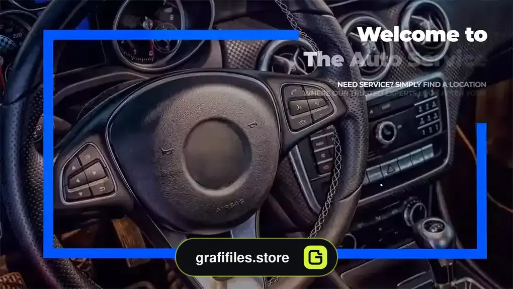 پروژه افترافکت تیزر تبلیغاتی خدمات ماشین Auto Service Presentation