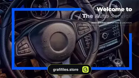 پروژه افترافکت تیزر تبلیغاتی خدمات ماشین Auto Service Presentation