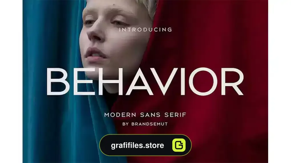 فونت انگلیسی ساده Behavior – Modern Sans Serif