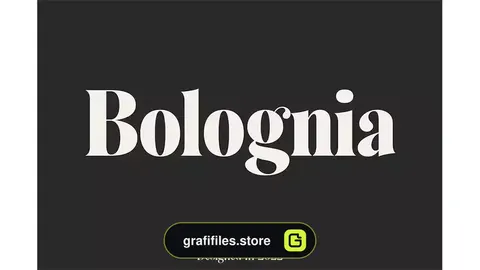 فونت انگلیسی کلاسیک Bolognia - Classic Serif