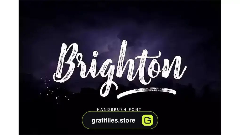 فونت انگلیسی دست نویس Brighton Script