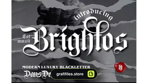 فونت انگلیسی تاتو Brightos