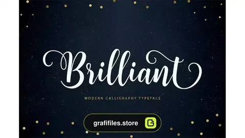 فونت انگلیسی دست نویس Brilliant Script