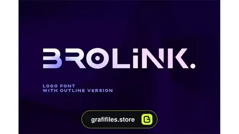 فونت انگلیسی لوگو Brolink - Logo Font