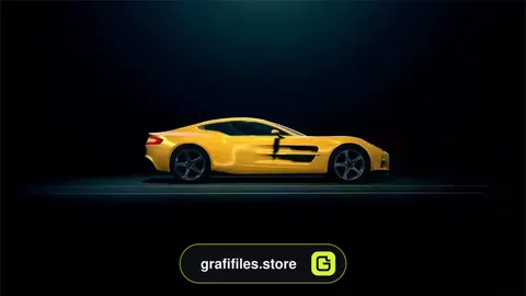 پروژه افترافکت لوگو ماشین Car Reveal 4