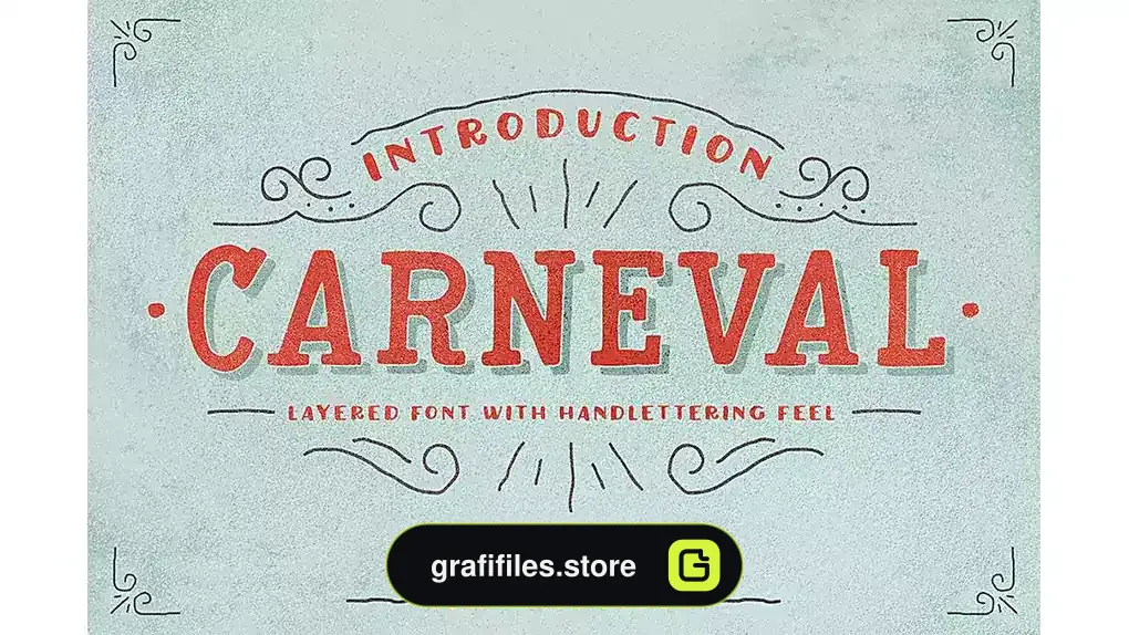 فونت انگلیسی کلاسیک Carneval