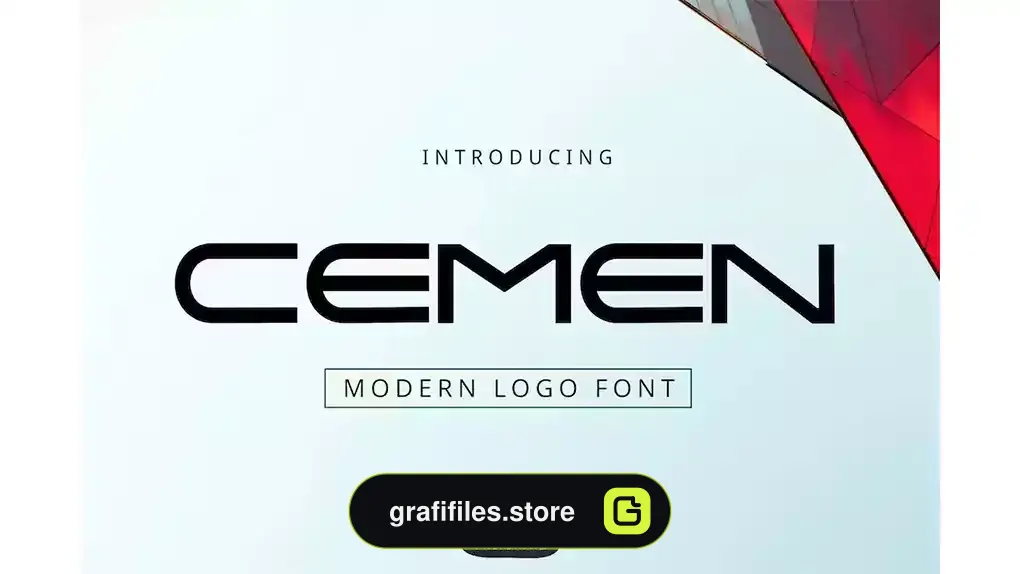 فونت انگلیسی لوگو Cemen Logo Font