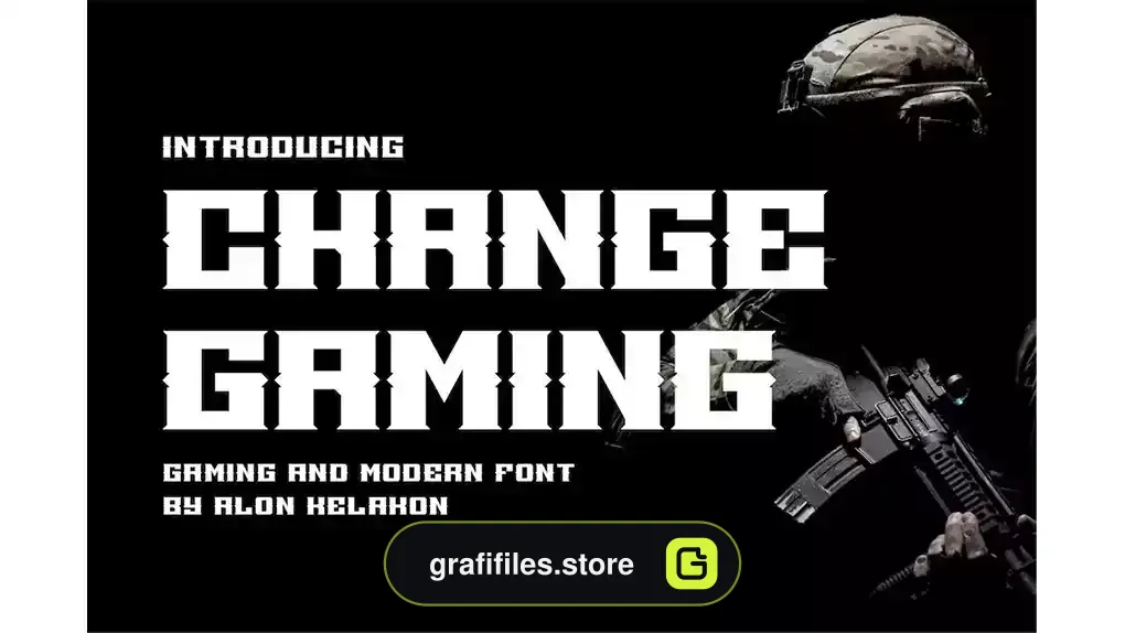 فونت انگلیسی گیمینگ Change Gaming