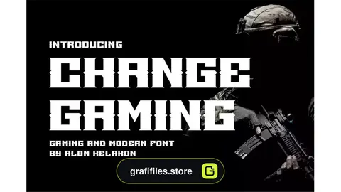 فونت انگلیسی گیمینگ Change Gaming