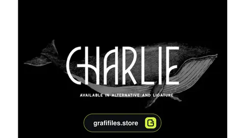 فونت انگلیسی گرافیکی Charlie Font