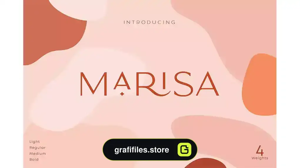 فونت انگلیسی مدرن Classy Marisa - Elegant Typeface