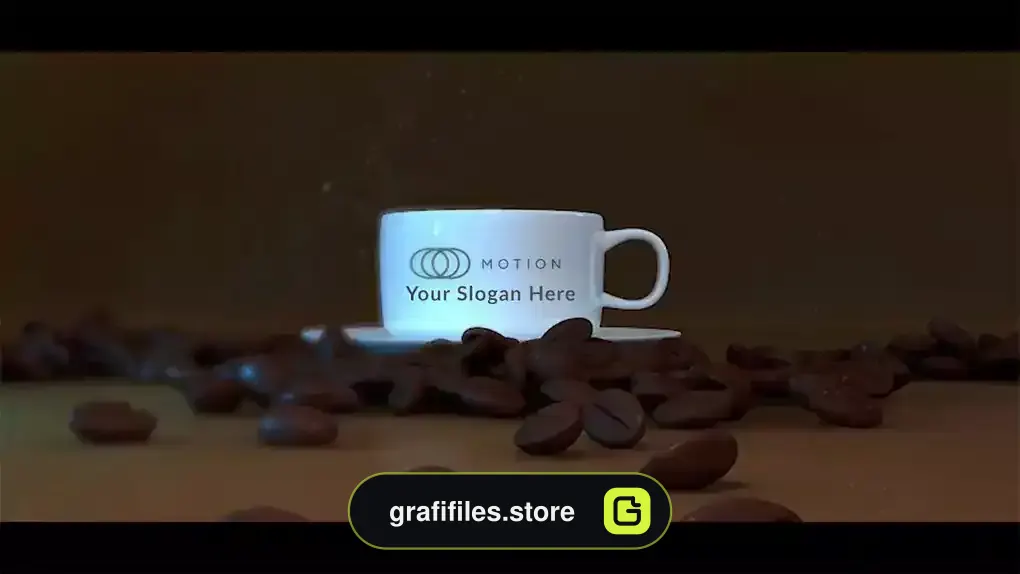 پروژه پریمیر لوگو قهوه Coffee Logo Opener