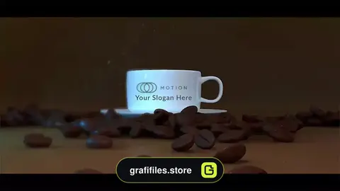 پروژه پریمیر لوگو قهوه Coffee Logo Opener
