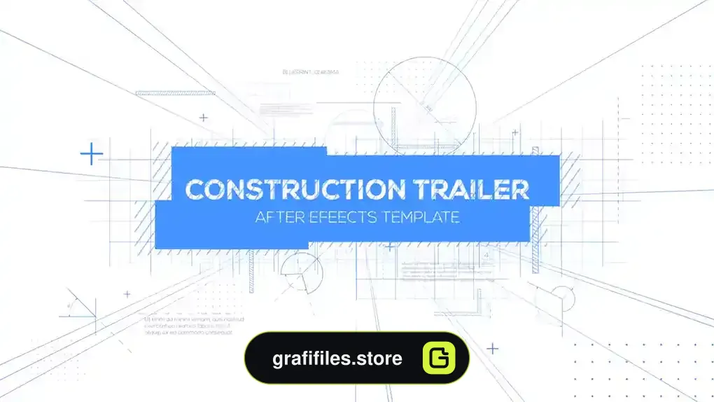 پروژه افترافکت تایتل معماری و ساختمان Construction Titles