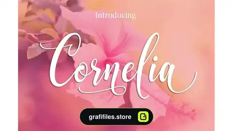 فونت انگلیسی دست نویس CORNELIA Modern Script