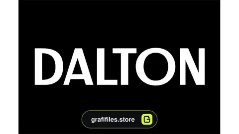 فونت انگلیسی ساده Dalton - Business Font