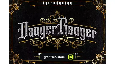 فونت انگلیسی تاتو Danger Ranger