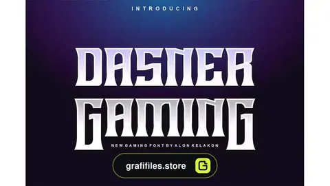 فونت انگلیسی گیمینگ Dasner Gaming